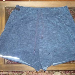 Lululemon Blue SURGE SHORT 4" w/ LINER Men's Medium